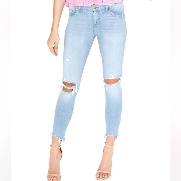 NWOT Pistola Audrey Mid Rise Light Wash Skinny Jeans in Vince Size 26